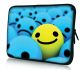 laptophoes 10,1 inch gele smiley sleevy 