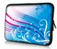 Laptophoes 11 inch artistiek blauw design Sleevy