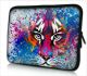 Laptophoes 13,3 inch tijger artistiek - Sleevy