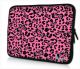 Sleevy 15,6 inch laptophoes roze panterprint