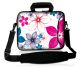 Sleevy 15,6 inch laptoptas fleurige bloemen