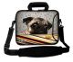 Sleevy 17.3 inch laptoptas grappig hondje