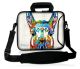 Laptoptas 17,3 inch lama artistiek - Sleevy