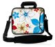 Sleevy 17,3 inch laptoptas zomerse bloemen