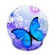 Muismat polssteun blauwe vlinder - Sleevy