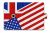 Sleevy iPad Air hoes met USA Engeland vlag