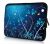 Laptophoes 11 inch blauwe bloemen Sleevy