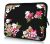 Laptophoes 11 inch gekleurde bloemen Sleevy