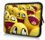 Laptophoes 11 inch gele smileys Sleevy