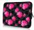 Laptophoes 13,3 inch roze bloemen patroon - Sleevy