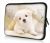 laptophoes 13.3 inch witte puppy Sleevy