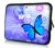 laptophoes 14 inch blauwe vlinder Sleevy