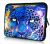 Laptophoes 14 inch panter blauw paars design - Sleevy