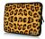 Sleevy 15” laptophoes luipaard