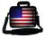 Sleevy 15,6 inch laptoptas amerika vlag