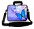 Sleevy 15.6 inch laptoptas blauwe vlinder