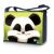 Messengertas / laptoptas 17,3 inch schattig pandabeertje - Sleevy