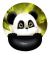 Muismat polssteun schattige pandabeer - Sleevy