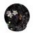Muismat polssteun zwart patroon bloemen - Sleevy
