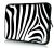 Sleevy 13” laptophoes zebra          