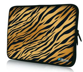 roddel Blij Grap Laptop sleeve 11,6 inch tijgerprint